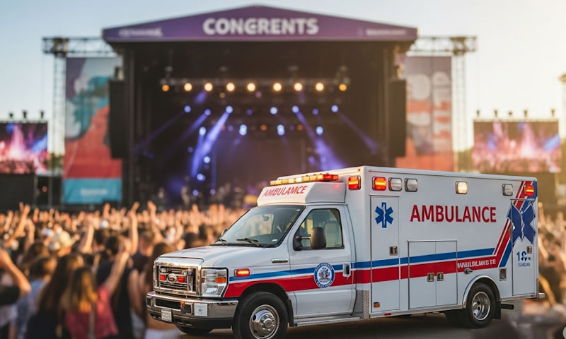 Alquiler De Ambulancia Para Conciertos