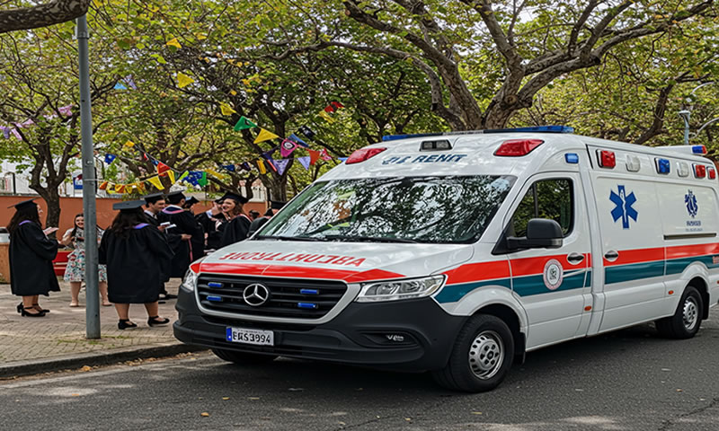 Alquiler de ambulancias para Fiestas Egresados
