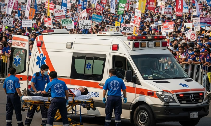 Alquiler de ambulancias para actos Politicos