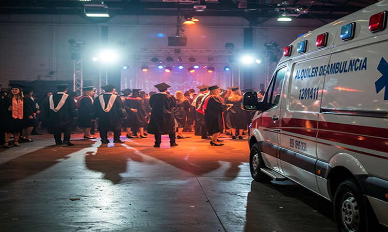 Alquiler de ambulancias para eventos Egresados