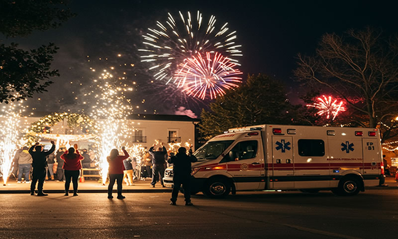 Alquiler de ambulancias para fiestas de fin de año
