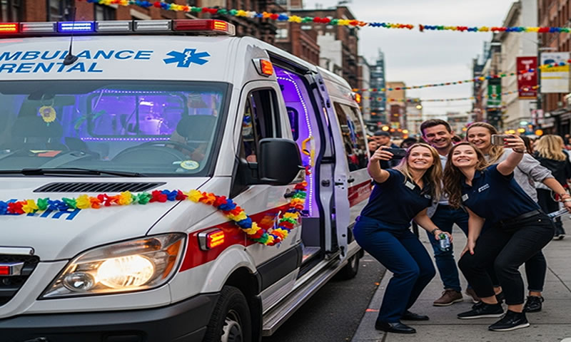 Alquiler de Ambulancias para Eventos Sociales en capital federal, caamientos, botas, cumpleaños de quince