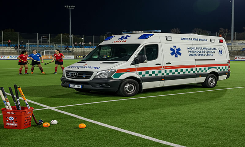 alquiler de ambulancias para torneos de hokey