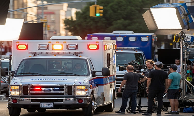 Alquiler de de ambulancia para filmaciones, alquiler de ambulancias para rodages de peliculas