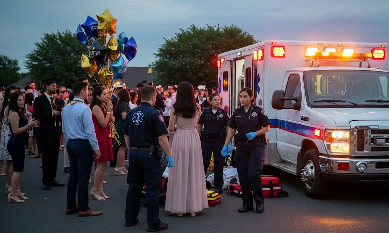 servicio de ambulancias para fiestas deegresados, alquiler de ambulancias para fiestas